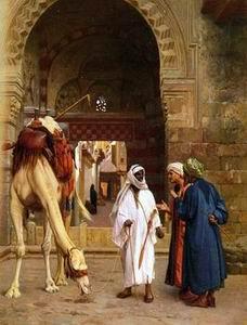  Arab or Arabic people and life. Orientalism oil paintings  296